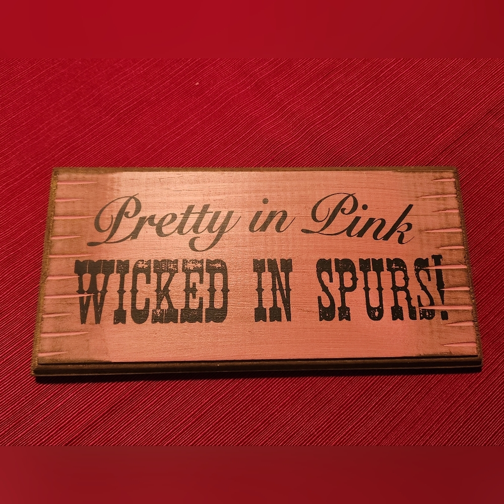Western decor sign